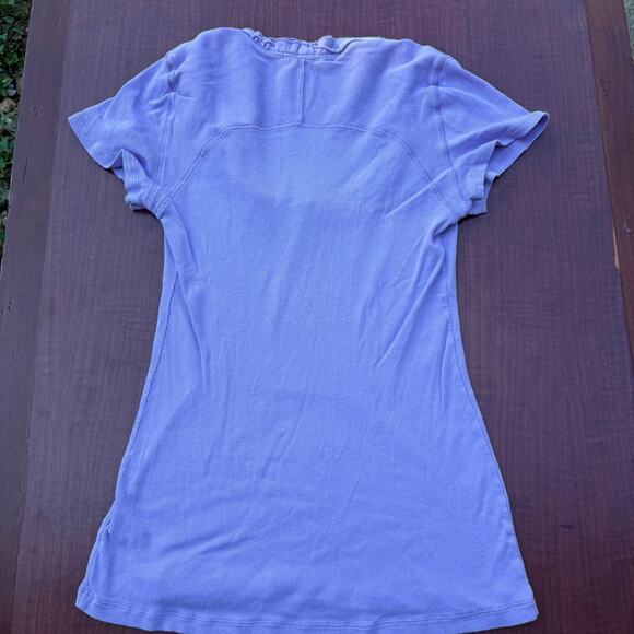 Banana Republic Lavender Purple Raw Edge Tee - XL - Picture 2 of 5